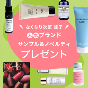 対象商品を買うと豪華ノベルティがついてくる!の画像