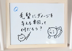 髪にダメージを与える要因って何だろう?髪のお悩み疑問解決★