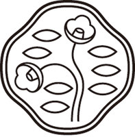 資生堂を象徴する「花椿」のシンボルマーク