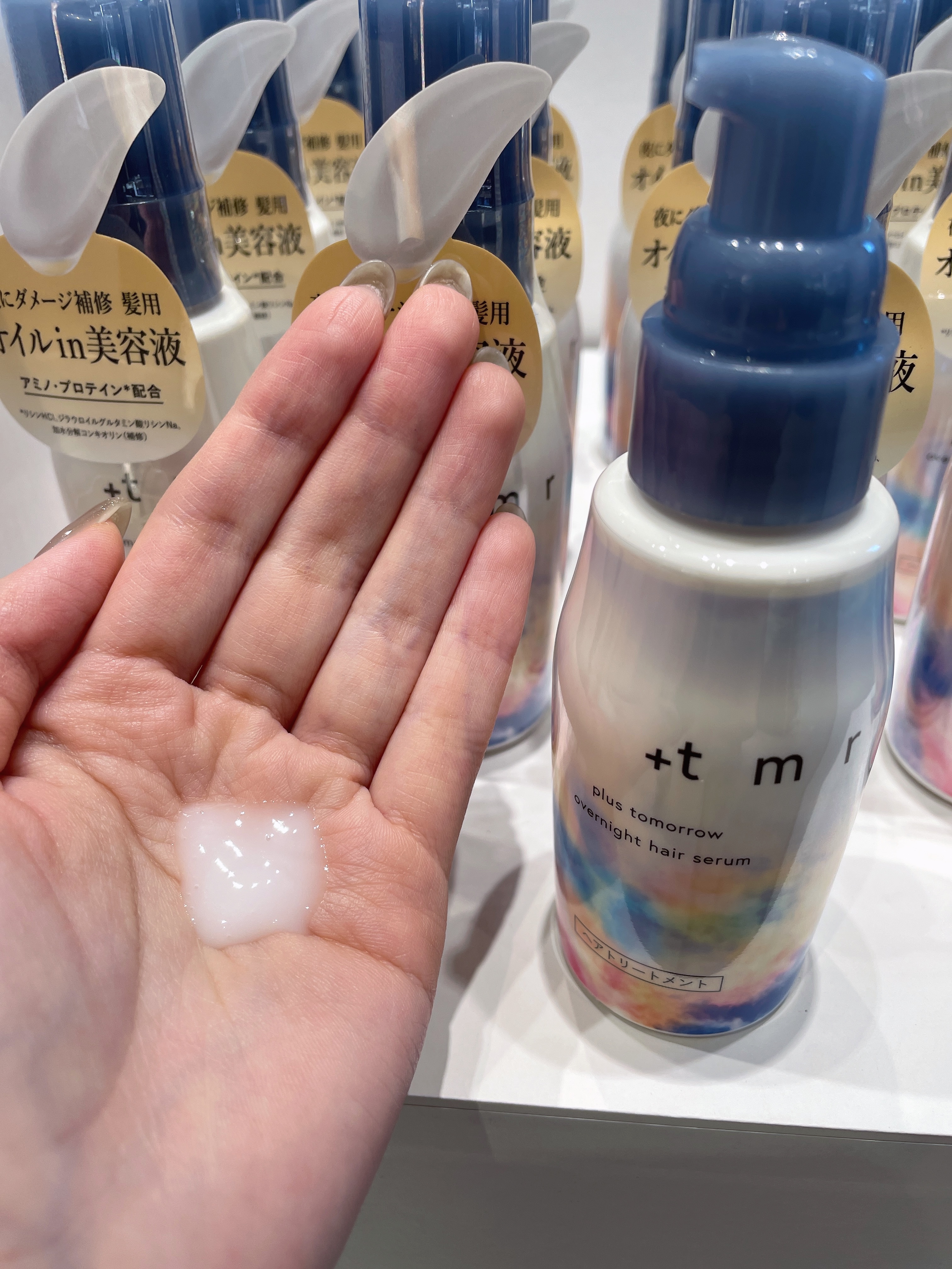 みっちり髪”を育むヘアケア「+tmr」が全国発売に先駆けて@cosme TOKYO