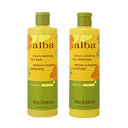 alba Hawaiian wAEHbV^wARfBVi[PR vA(HAIR CARE Plumeria Replenishing Hair Wash/Conditioner)