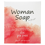 woman soap