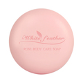 White feather / ROSE BODY CARE SOAP
