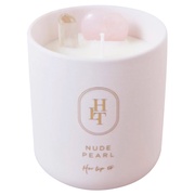 SELF LOVE CRYSTAL CANDLE - NUDE PEARL -