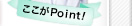 ここがPoint!
