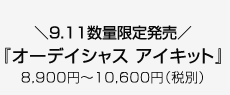 ＼9.11数量限定発売／『オーデイシャス アイキット』8,900円～10,600円（税別）
